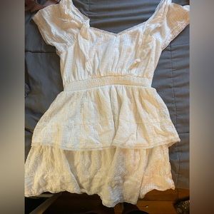 NWT - American Eagle off white tier layered mini dress